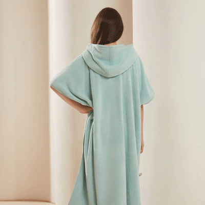 كابا سادة  مخيوط من الجانبين (12-16 سنة) -تركواز