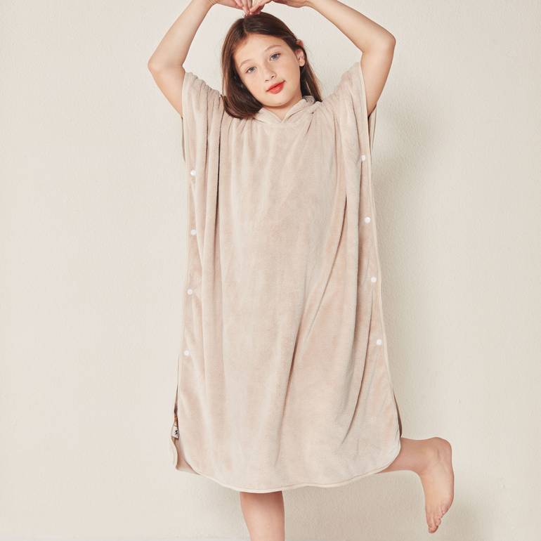 كابا سادة (9-11 سنوات) - بيج - طقطق