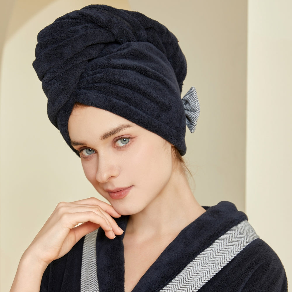 غطاء شعر اسود ملكي - XL