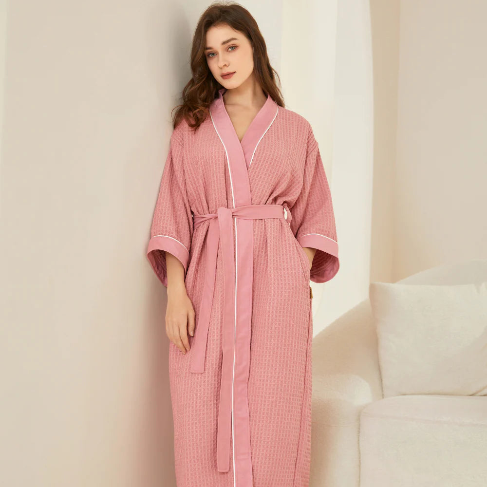 روب حمّام مقاس XL بلون وردي